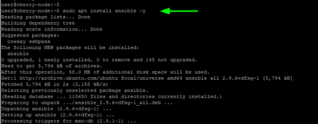 apt install Ansible