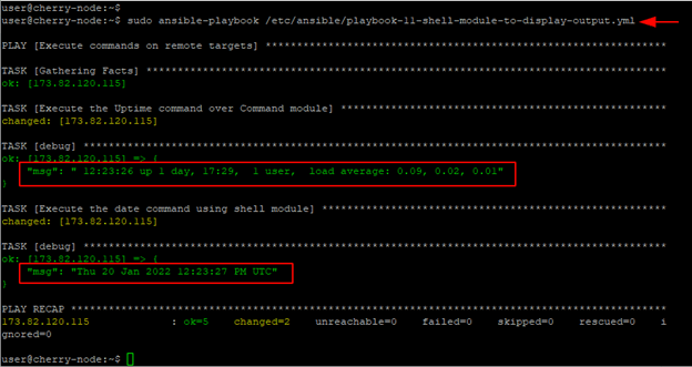 Run Ansible playbook