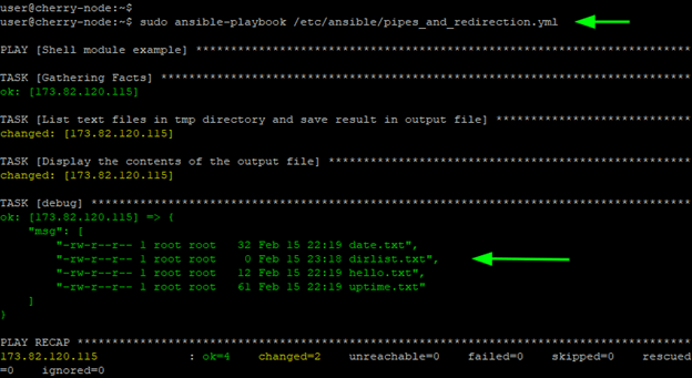 Run Ansible playbook