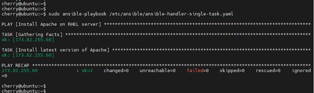 Ansible handlers do not run if state is unchanged