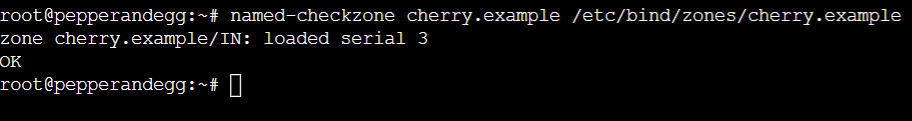 Check BIND reverse zone configuration syntax