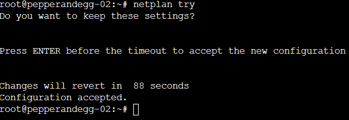 Test Netplan configuration