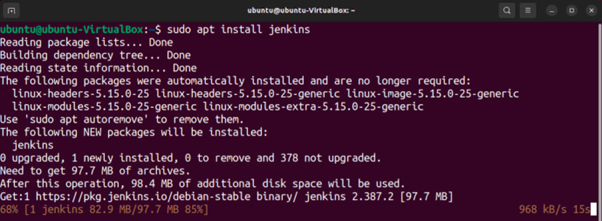 apt install jenkins