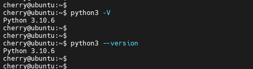 python3 --version