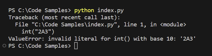 non decimal int without base example