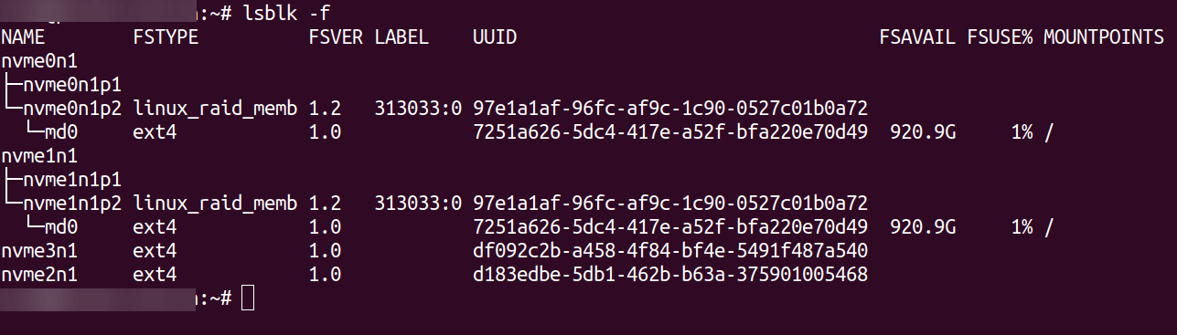 List hard disk devices