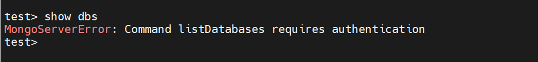 show mongodb databases