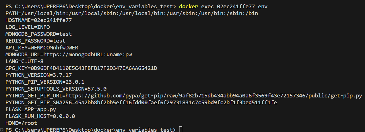 dockerfile exec