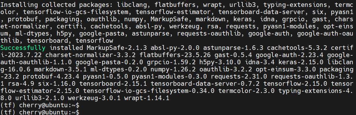 TensorFlow-installed-conda-environment