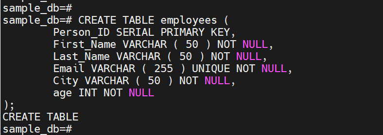 create-table--PostgreSQL-database