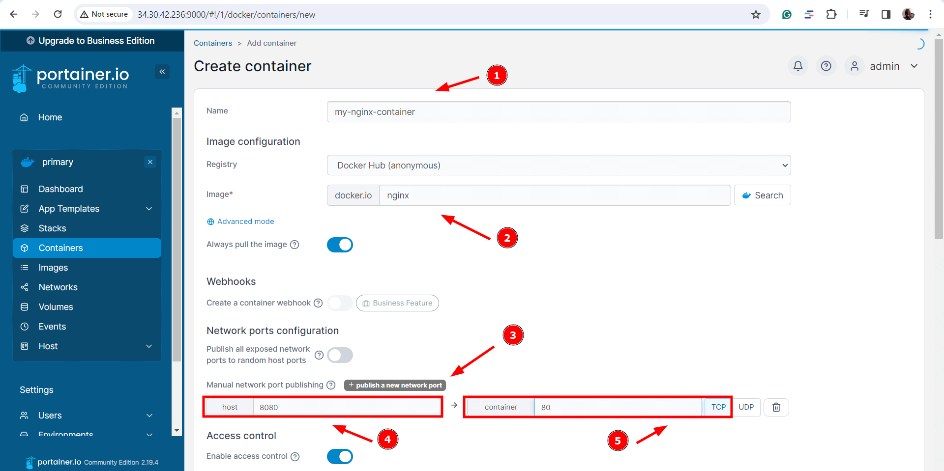 specify-container-details-portainer