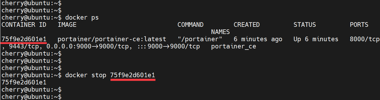 docker-stop-portainer-container