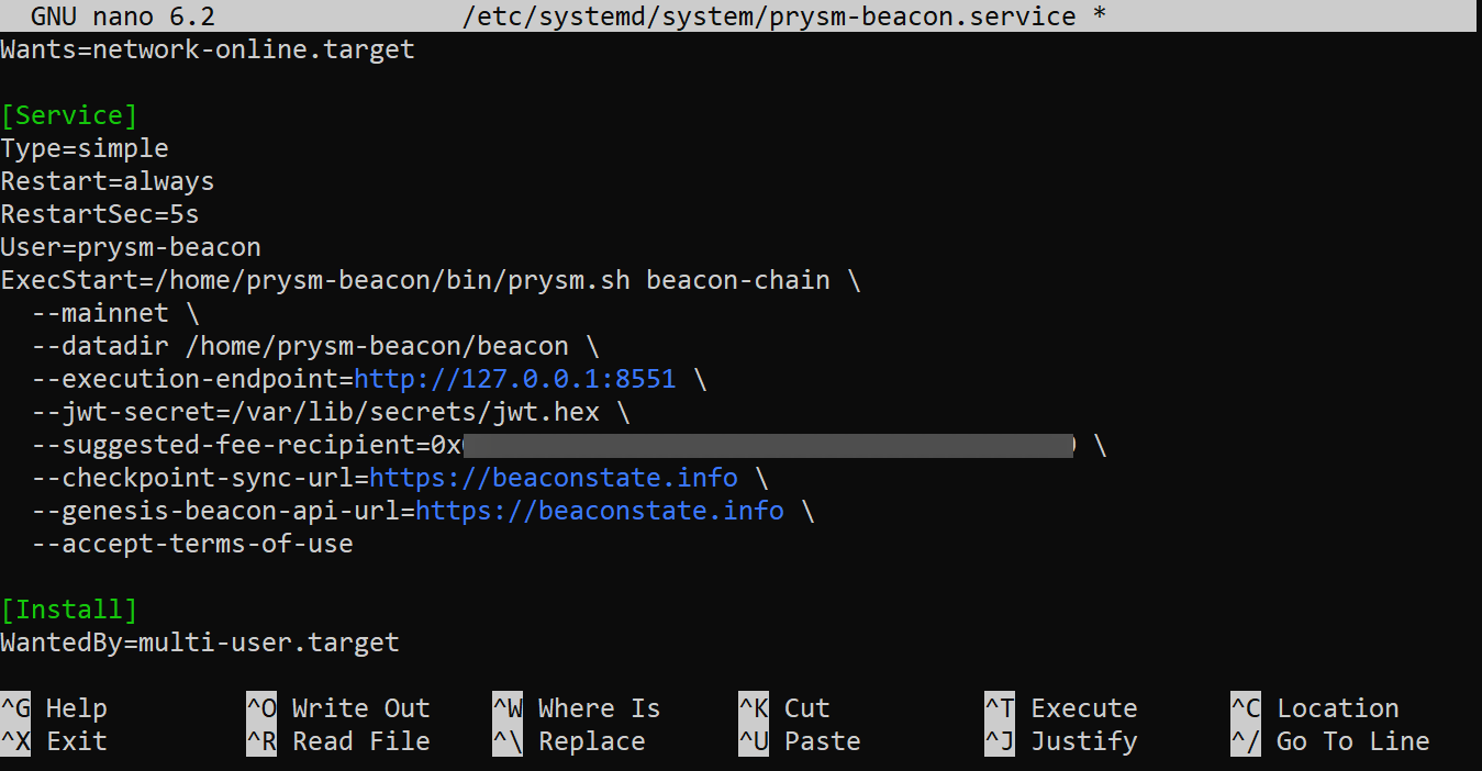 Prysm beacon client service file